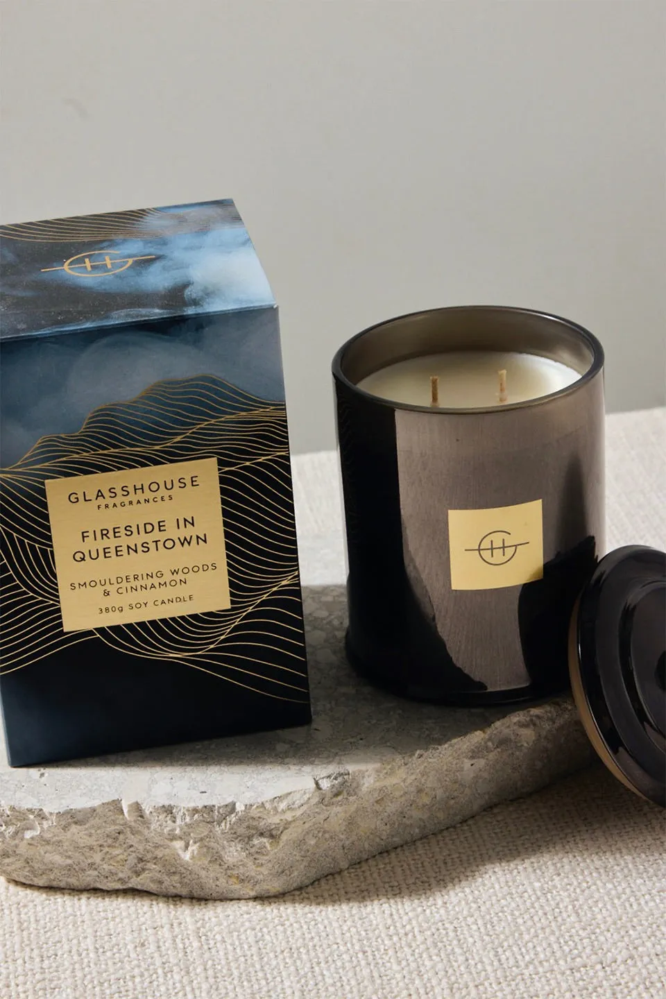 380g Triple Scented Fireside in Queenstown Limited Edition Candle