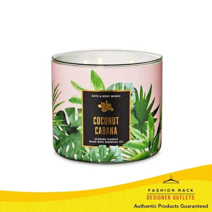 Bath & Body Works Coconut Cabana 3-Wick Candle 411Ml