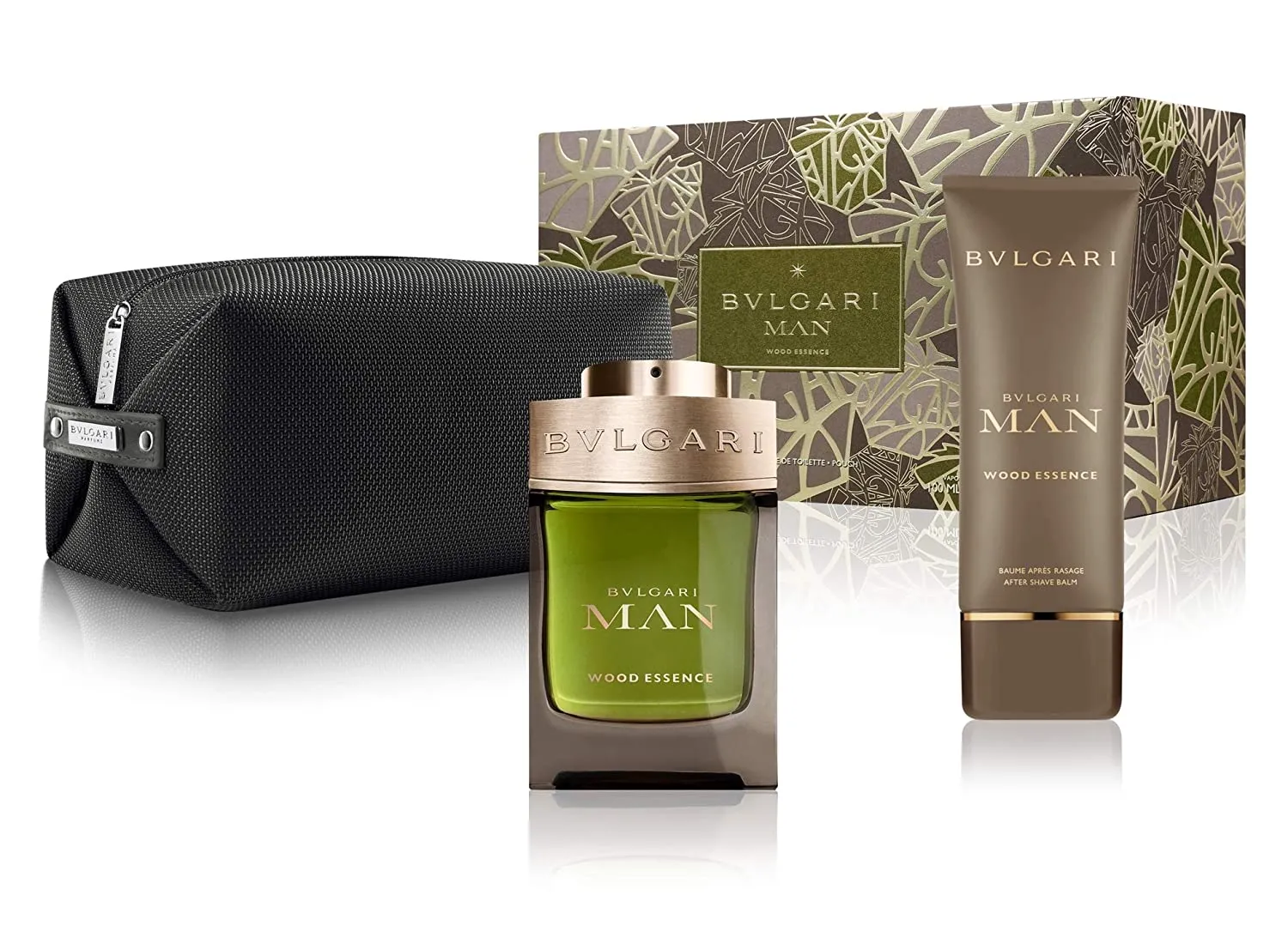 Bvlgari Man Wood Essence EDP 100Ml AS Balm Pouch