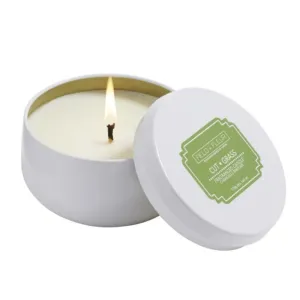 Cut Grass Candle Tin