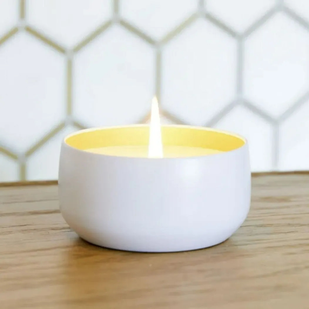 Cut Grass Candle Tin