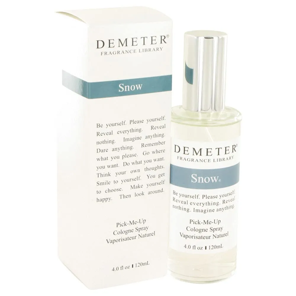 Demeter Snow Cologne Spray for Unisex, 4 Ounce