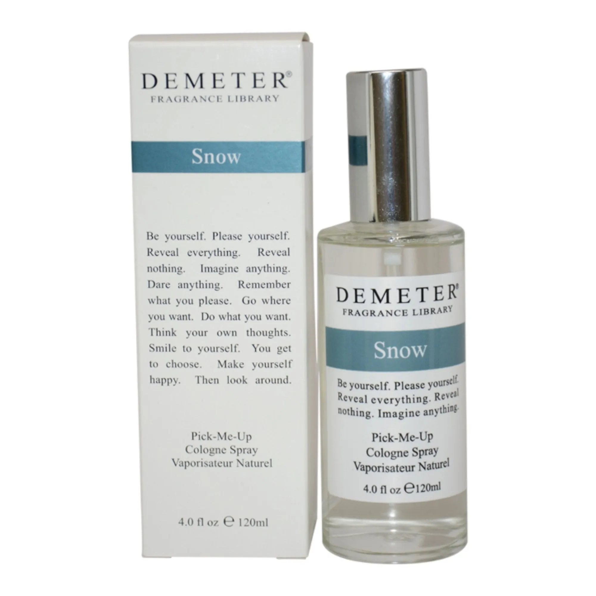 Demeter Snow Cologne Spray for Unisex, 4 Ounce