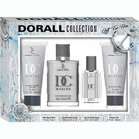 Dorall Collection DC Marine - For Men - EDT- 100ml   EDT 15ml   After Shave Balm - 50ml   Shower Gel 50ml