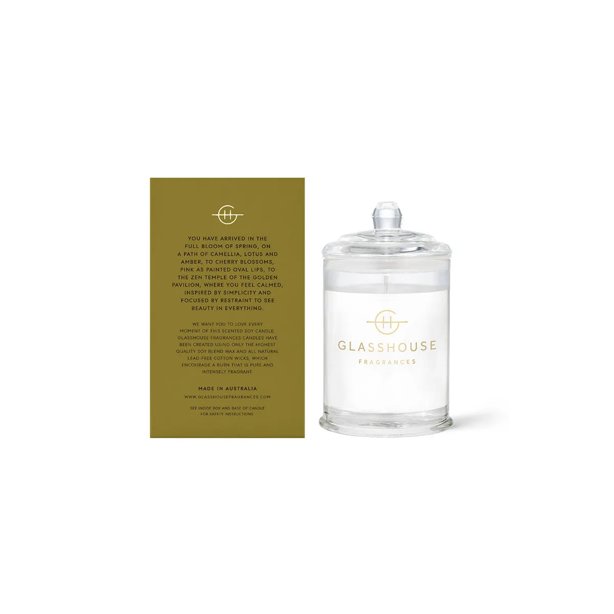 Glasshouse Fragrances Kyoto In Bloom Candle 60g