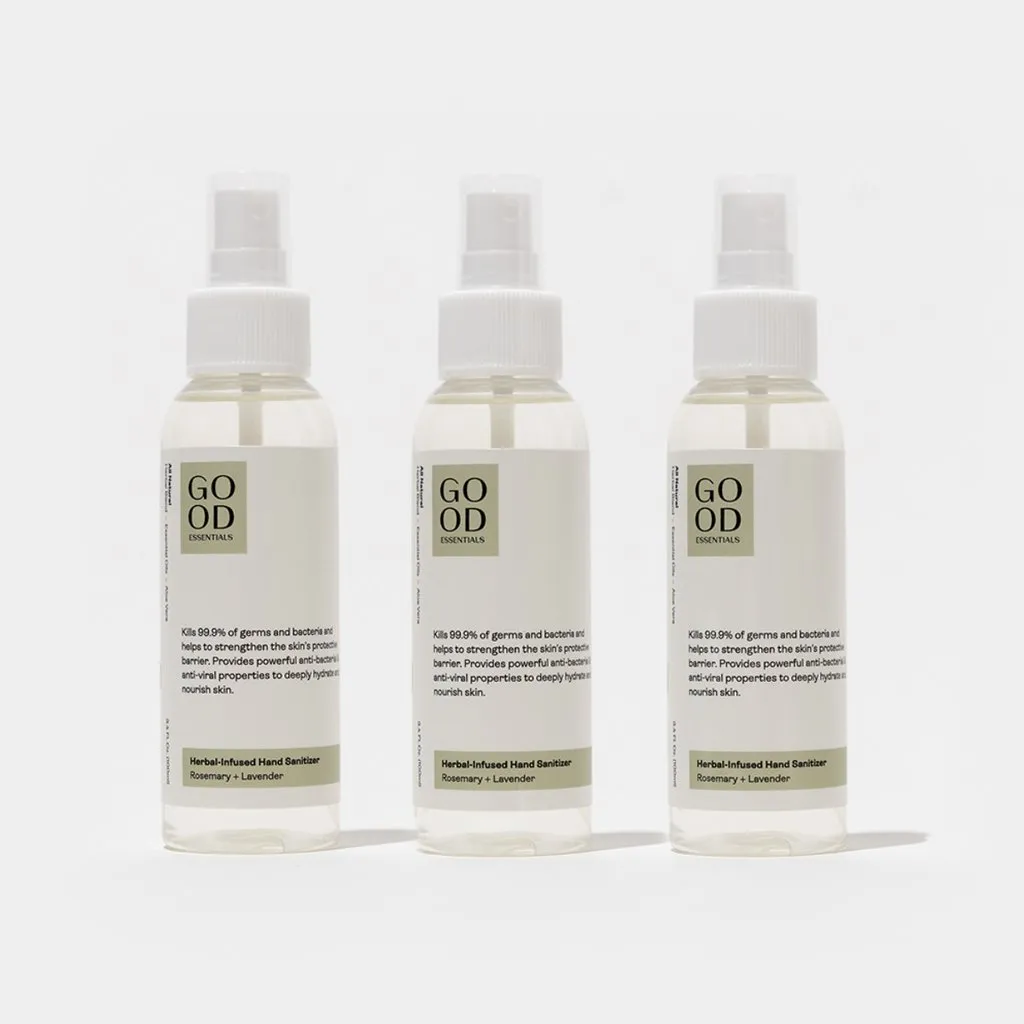 Herbal Infused Hand Sanitizer - Rosemary   Lavender | Good Essentials