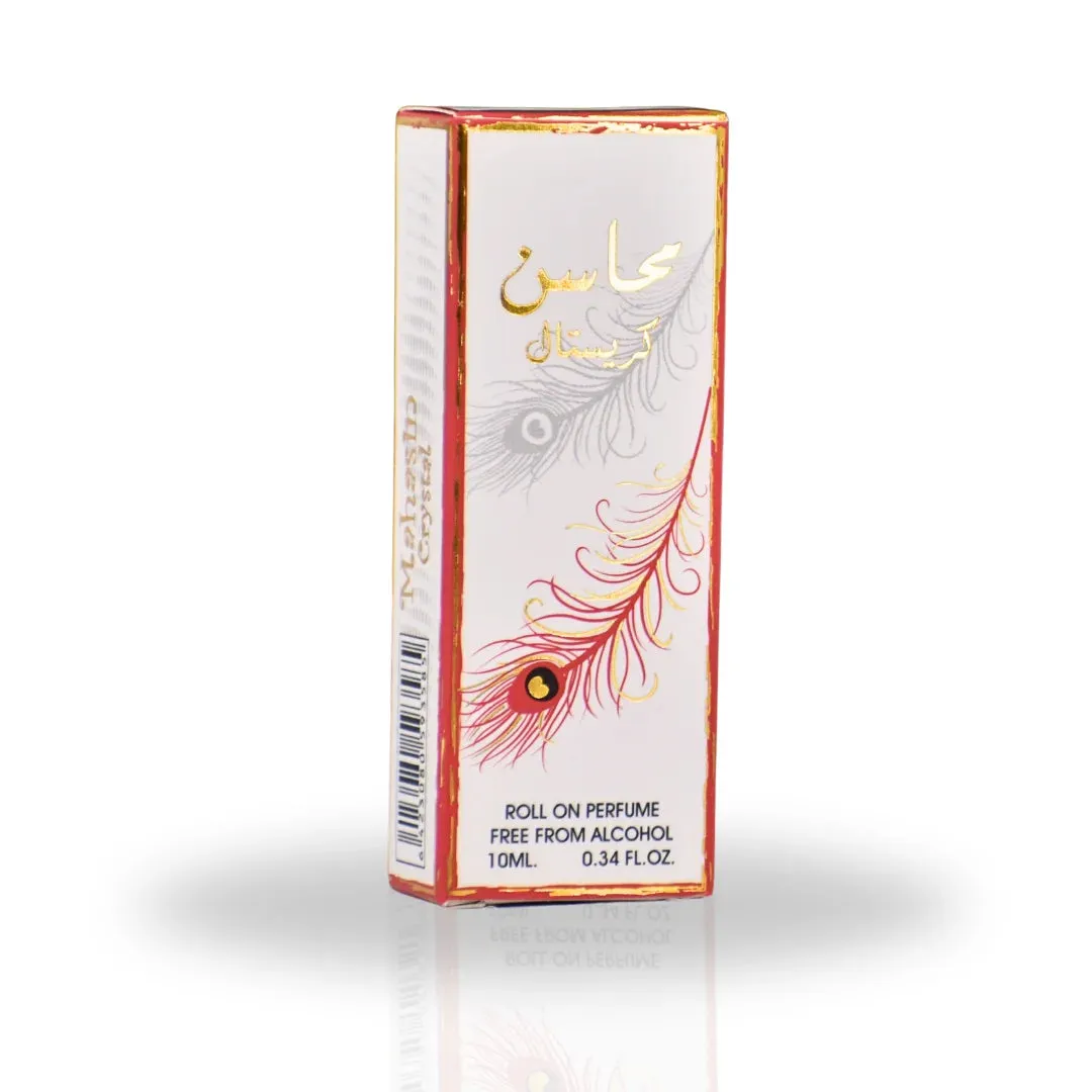 Mahasin Crystal Roll-On Perfume Oil - CPO 10ML (0.34OZ) by  | Long Lasting, Miniature Perfume Oil for Men & Women. (Pack of 12)