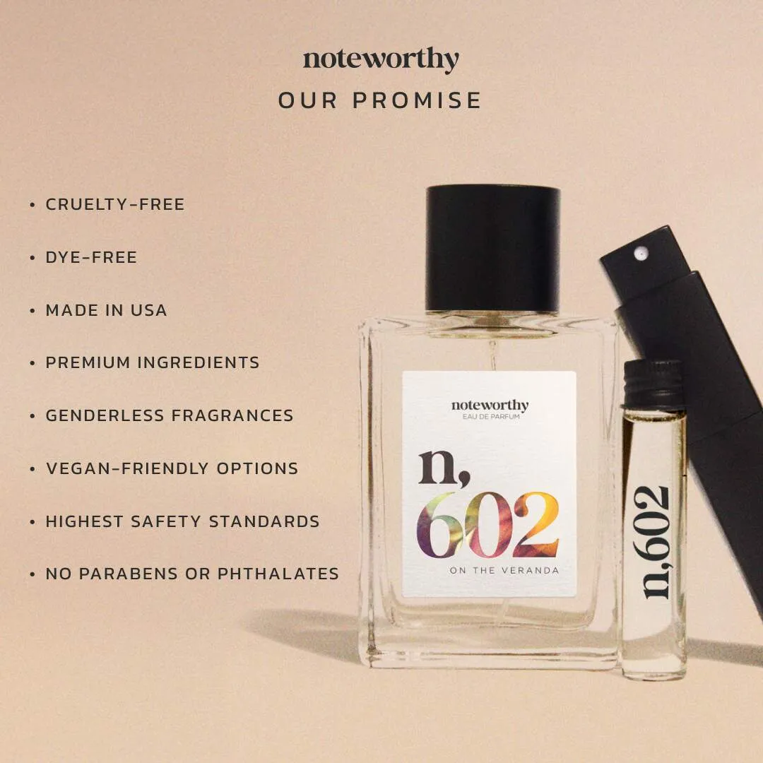 Noteworthy n,602 Eau De Parfum Travel Sprays