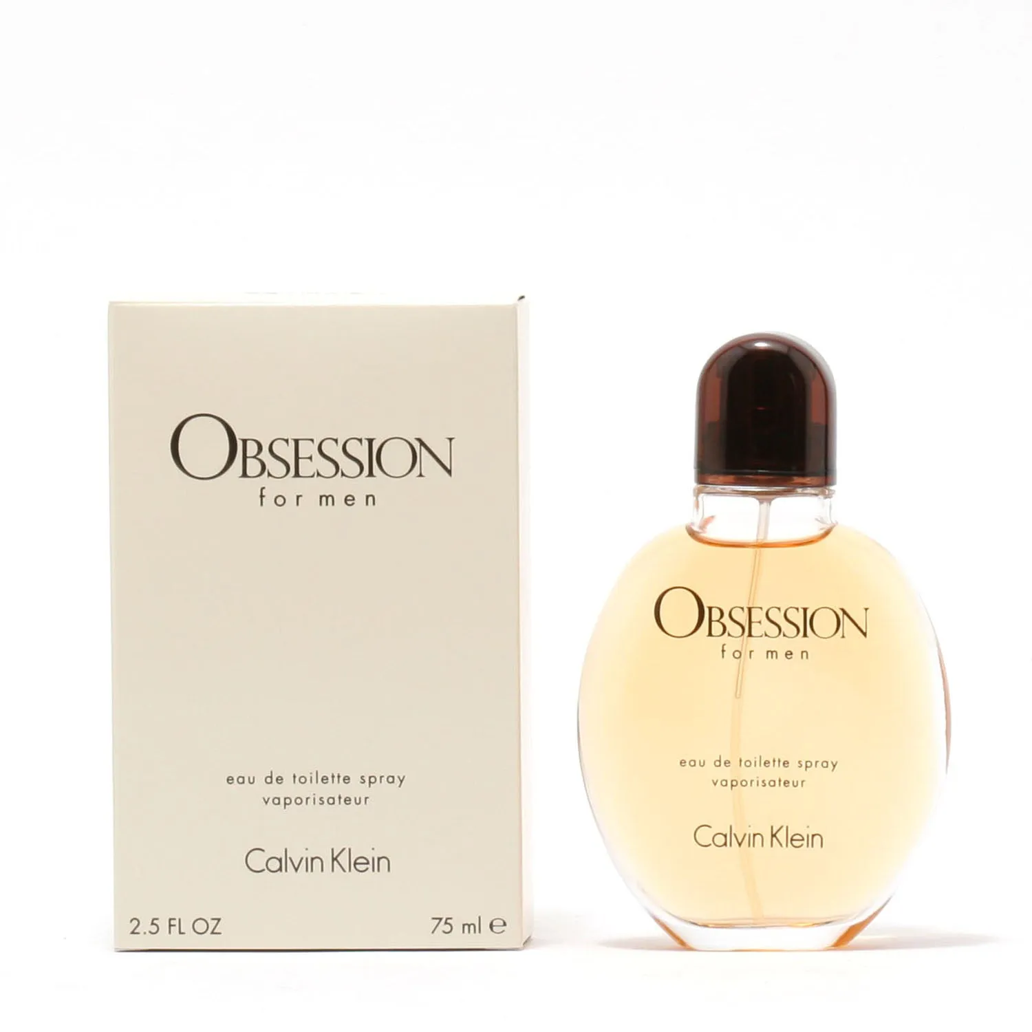 OBSESSION MEN BY CALVIN KLEIN EDT SPRAY 2.5 OZ
