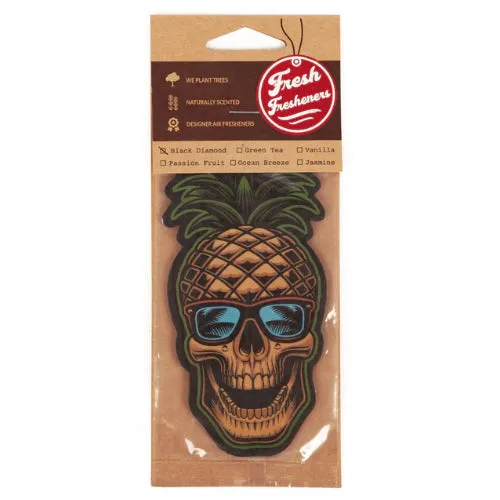 Pineapple Skull: Black Diamond - Fresh Fresheners