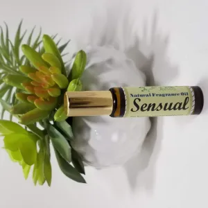 Sandalwood & Vanilla "Sensual" Botanical Fragrance Roll-On Body Oil 10 ml